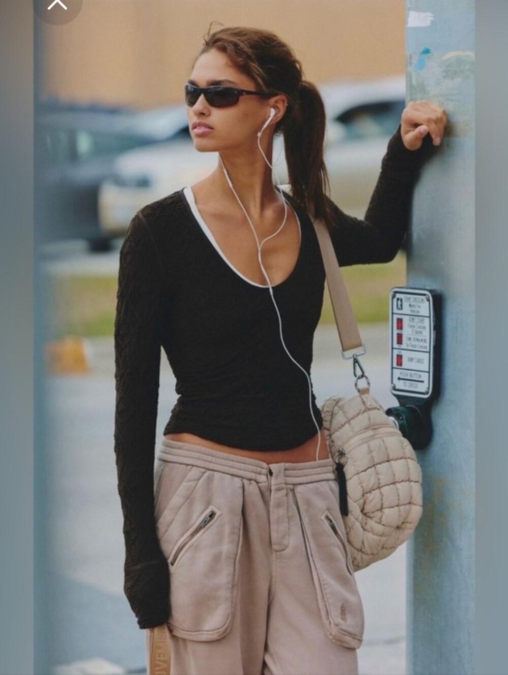 FP Movement "Crochet All Day" Long Sleeve Top